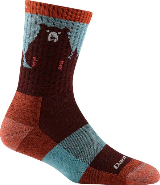 Bilde av Darn Tough Bear Town Micro Crew Lightweight With Cushion Multicolor