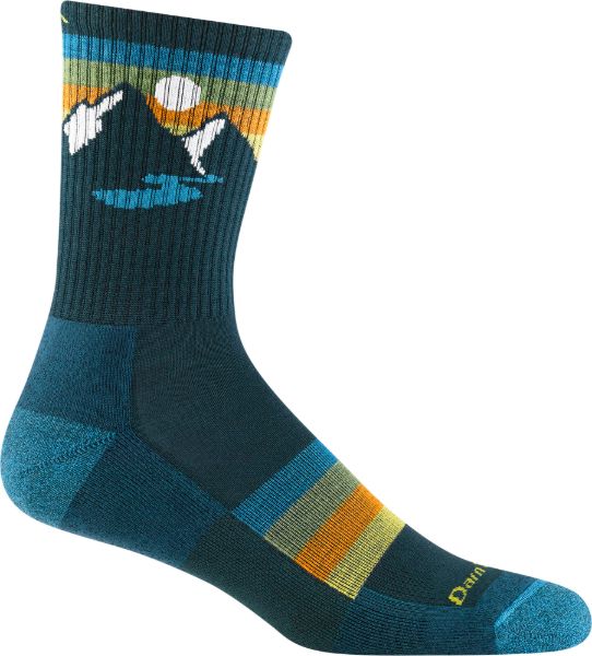Bilde av Darn Tough Sunset Ridge Micro Crew Lightweight With Cushion Multicolor