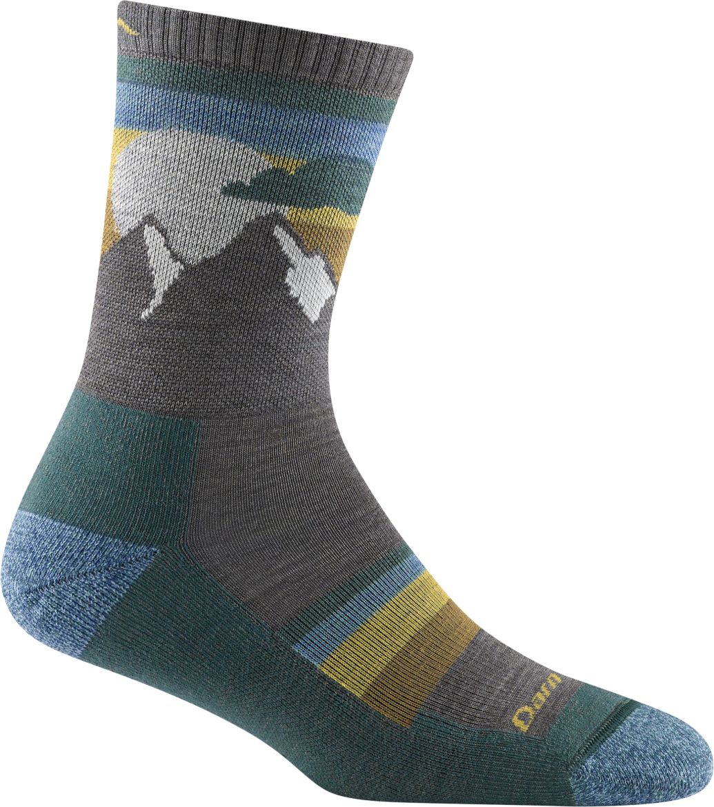 Bilde av Darn Tough Sunset Ledge Micro Crew Lightweight With Cushion Multicolor