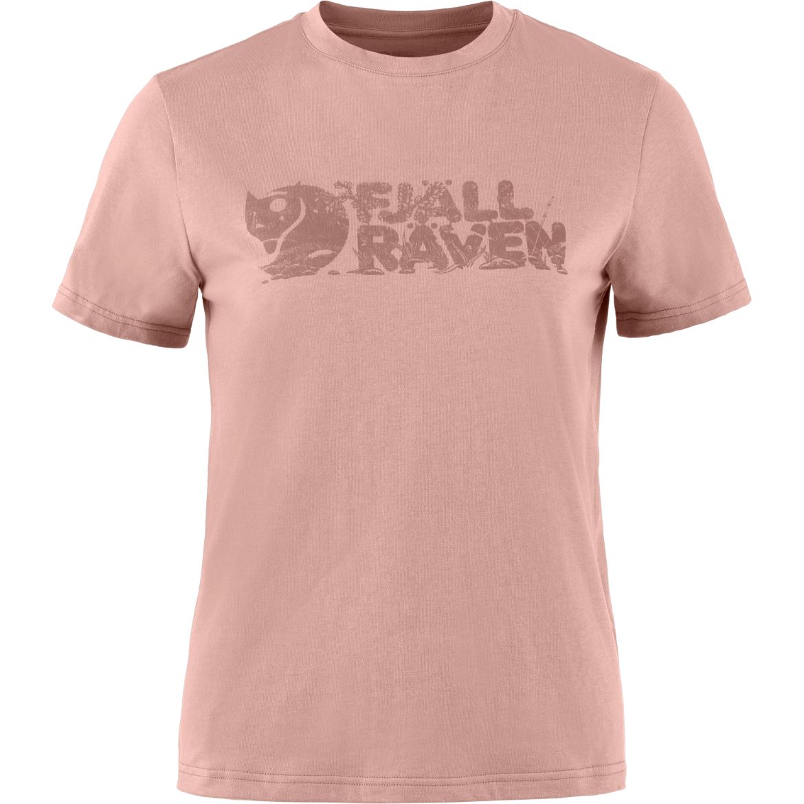 Bilde av Fjällräven Lush Logo T-shirt W Rosa