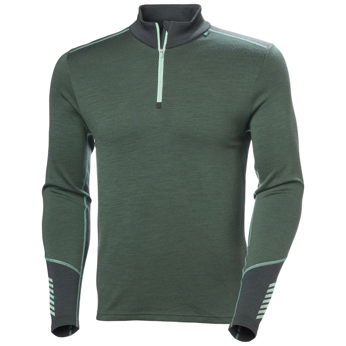 Bilde av Helly Hansen Lifa Merino Midweight 1-2 Zip 390 Green