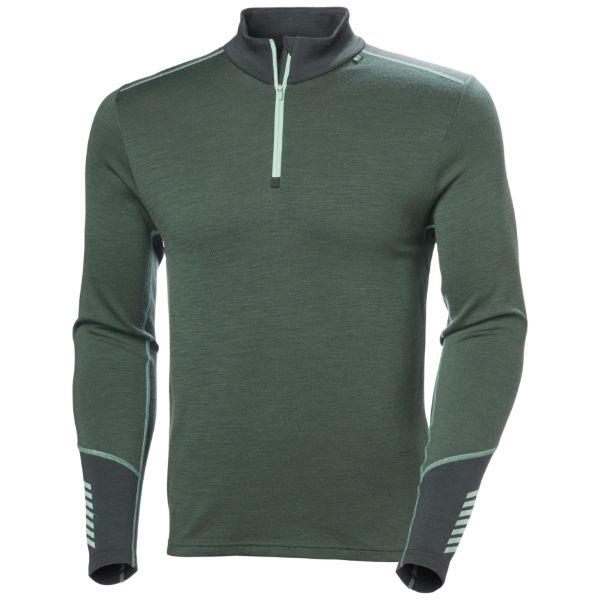 Bilde av Helly Hansen Lifa Merino Midweight 1-2 Zip 390 Green