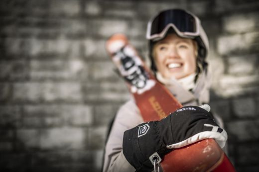 Bilde av Hestra Army Leather Heli Ski - 5 Finger 100 Black