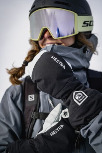 Bilde av Hestra Army Leather Heli Ski - Mitt 100 Black