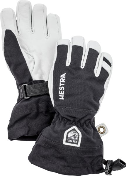 Bilde av Hestra Army Leather Heli Ski Jr. - 5 Finger 100 Black