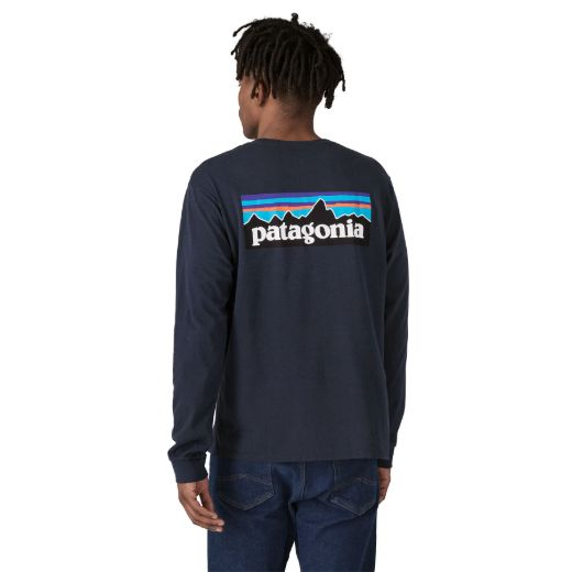 Bilde av Patagonia M´S L-S P-6 Logo Responsibili-Tee Marine