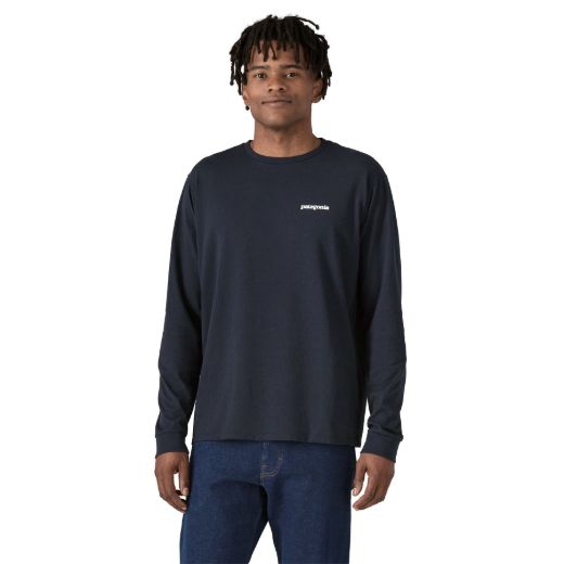 Bilde av Patagonia M´S L-S P-6 Logo Responsibili-Tee Marine