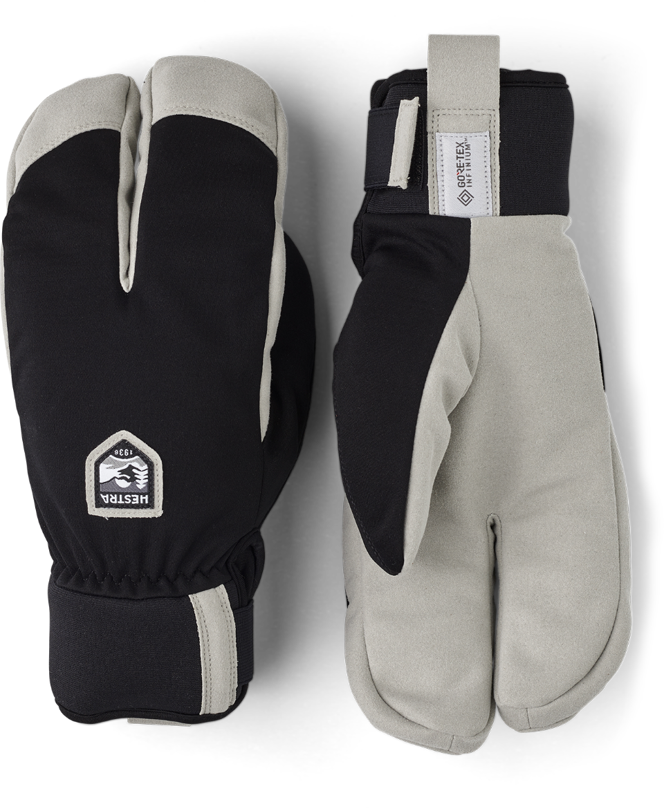 Bilde av Hestra W.S. Wool Terry Split Mitt 100 Svart