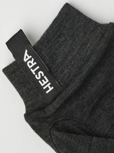 Bilde av Hestra Merino Wool Liner Active - 5 Finger 390 Charcoal