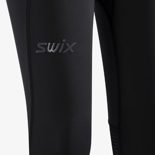 Bilde av Swix Pace High Waist Cropped Tights W Sort
