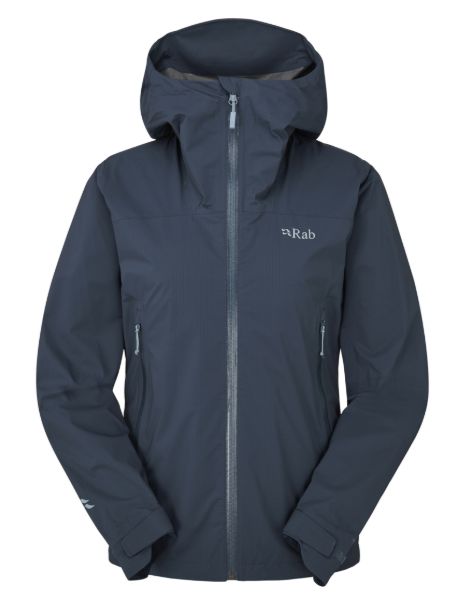 Bilde av Rab Downpour Light Jacket Wmns Tmb Tempest Blue
