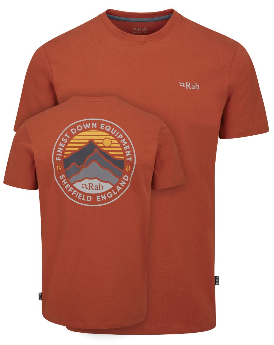 Bilde av Rab Basecamp 3 Peak Tee Rcy Red Clay