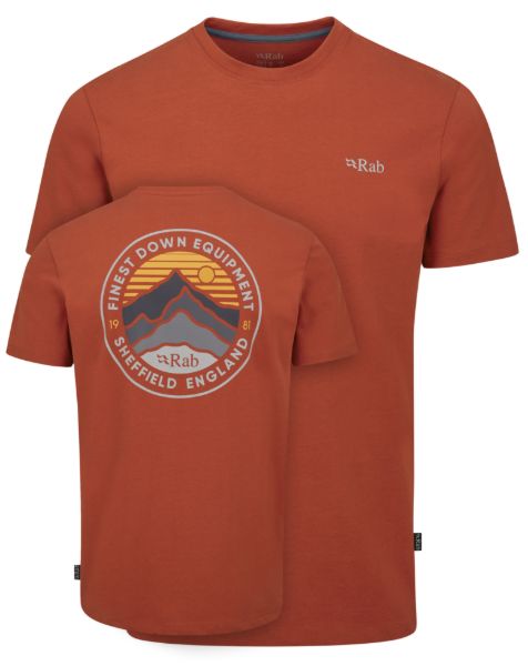 Bilde av Rab Basecamp 3 Peak Tee Rcy Red Clay
