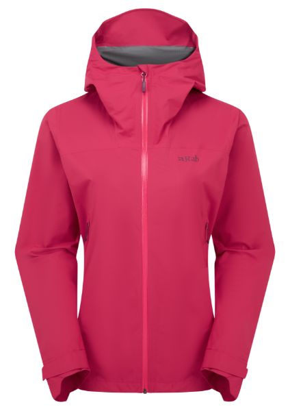 Bilde av Rab Downpour Light Jacket Wmns Wtm Watermelon