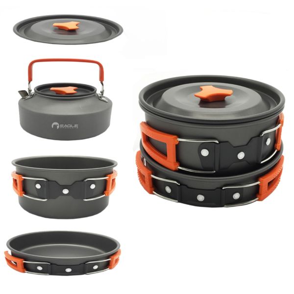 Bilde av Eagle Products Kjelesett Anodisert 3 Deler 
