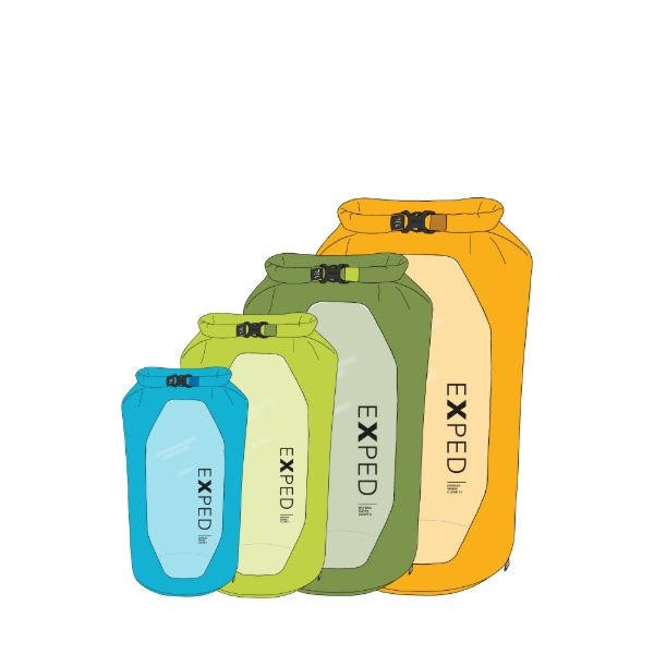 Bilde av Exped Drybag Versa Clear 8 Meadow