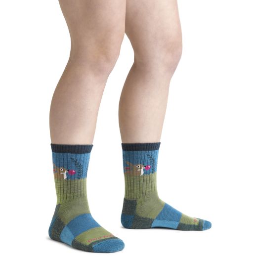 Bilde av Darn Tough Bubble Bunny Jr. Micro Crew Lightweight With Cushion Willow