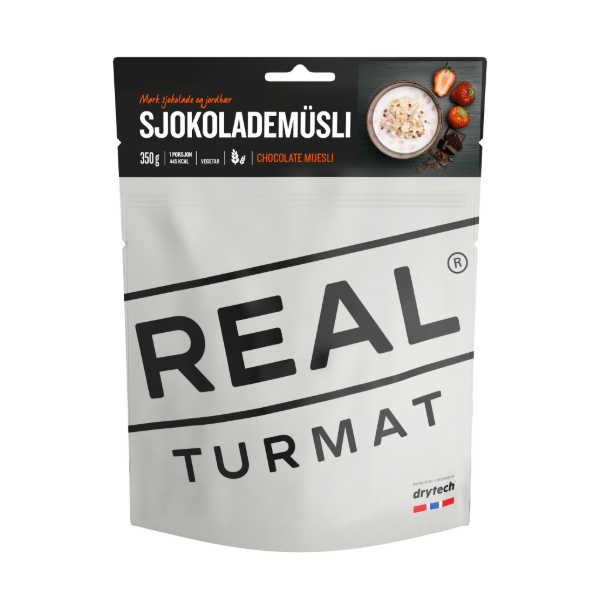Bilde av Real Turmat SJOKOLADEMÜSLI Grå