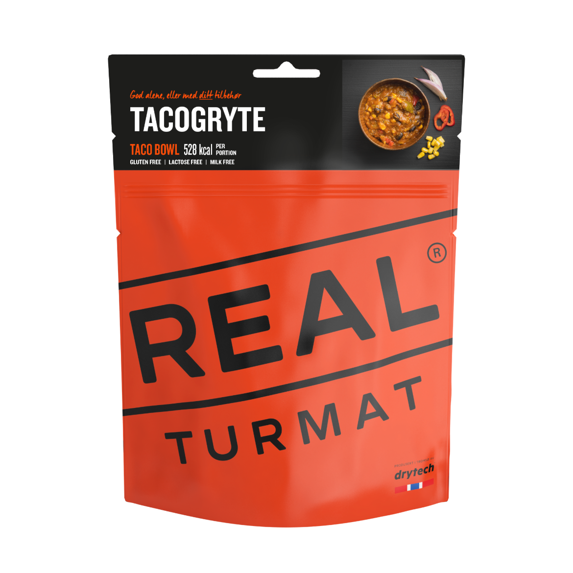 Bilde av Real Turmat TACOGRYTE Oransje